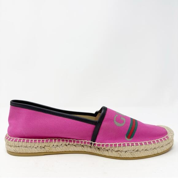 Gucci Canvas Logo Espadrilles 40 - Picture 8 of 13